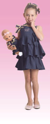 Tiered Denim Dress